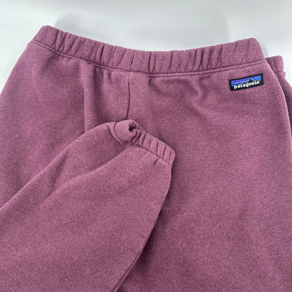 Patagonia Sweatpants Mens Med Purple Heathered Joggers Fitz Roy Icon Uprisal